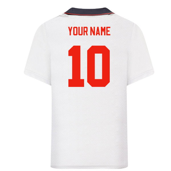 1993 England Home Retro Shirt (Your Name)-SoccerKits Hub | Buy Soccer Jerseys Online